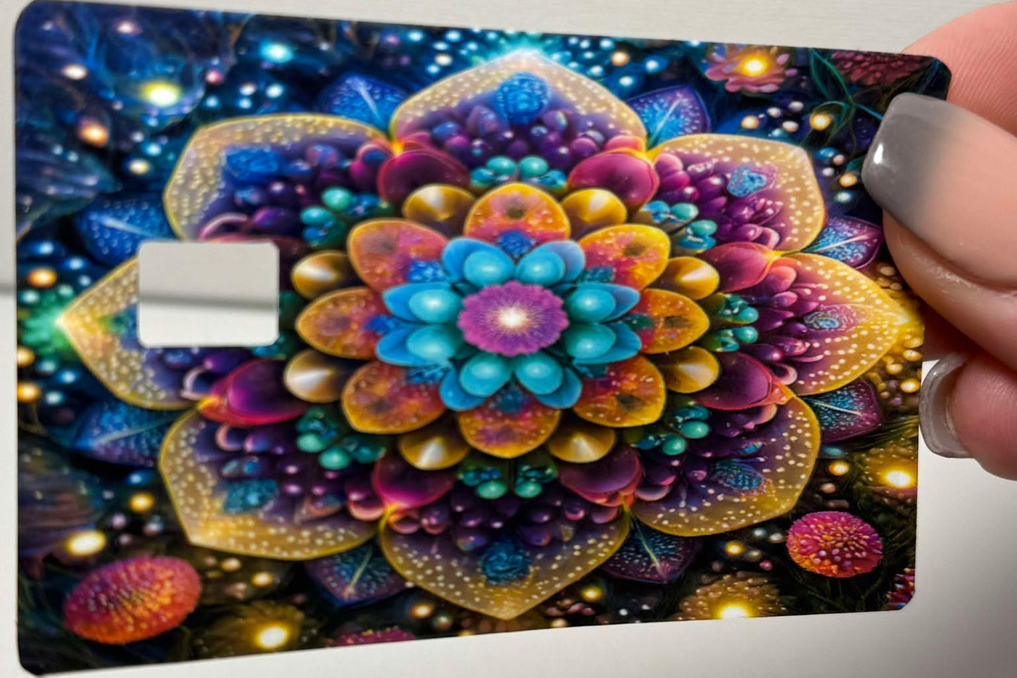 Colorful Mandala Flower Credit / Debit Card Skin