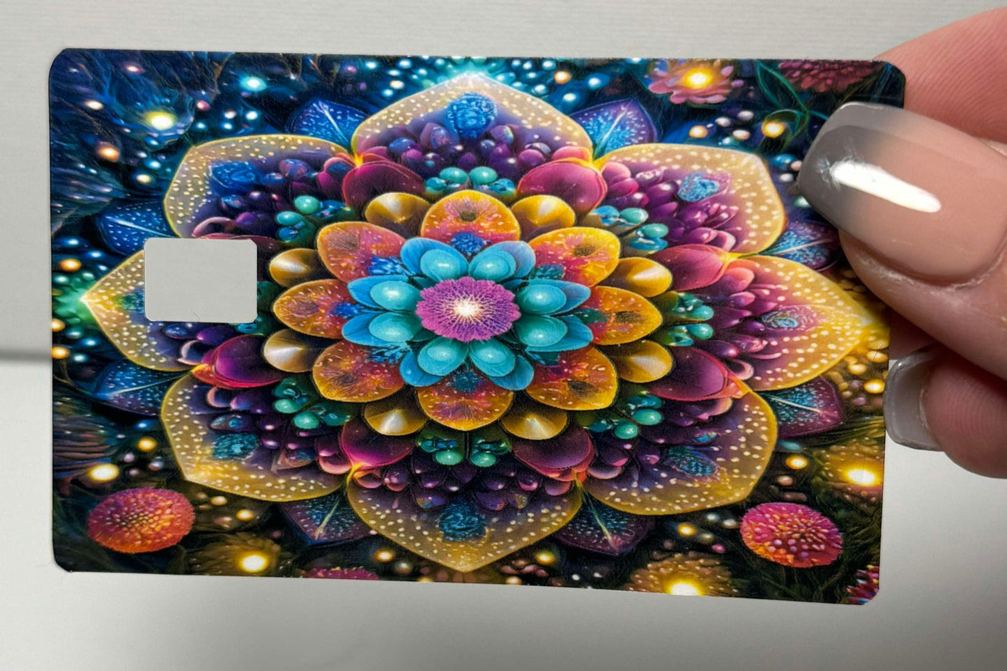 Colorful Mandala Flower Credit / Debit Card Skin