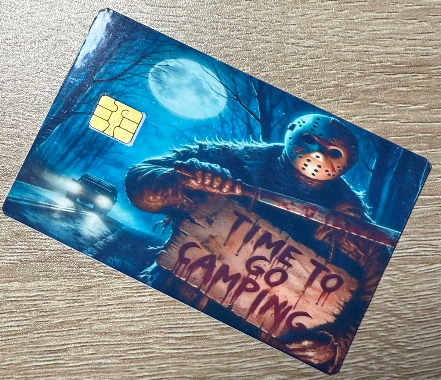 Time To Go Camping Credit / Debit Card Skin
