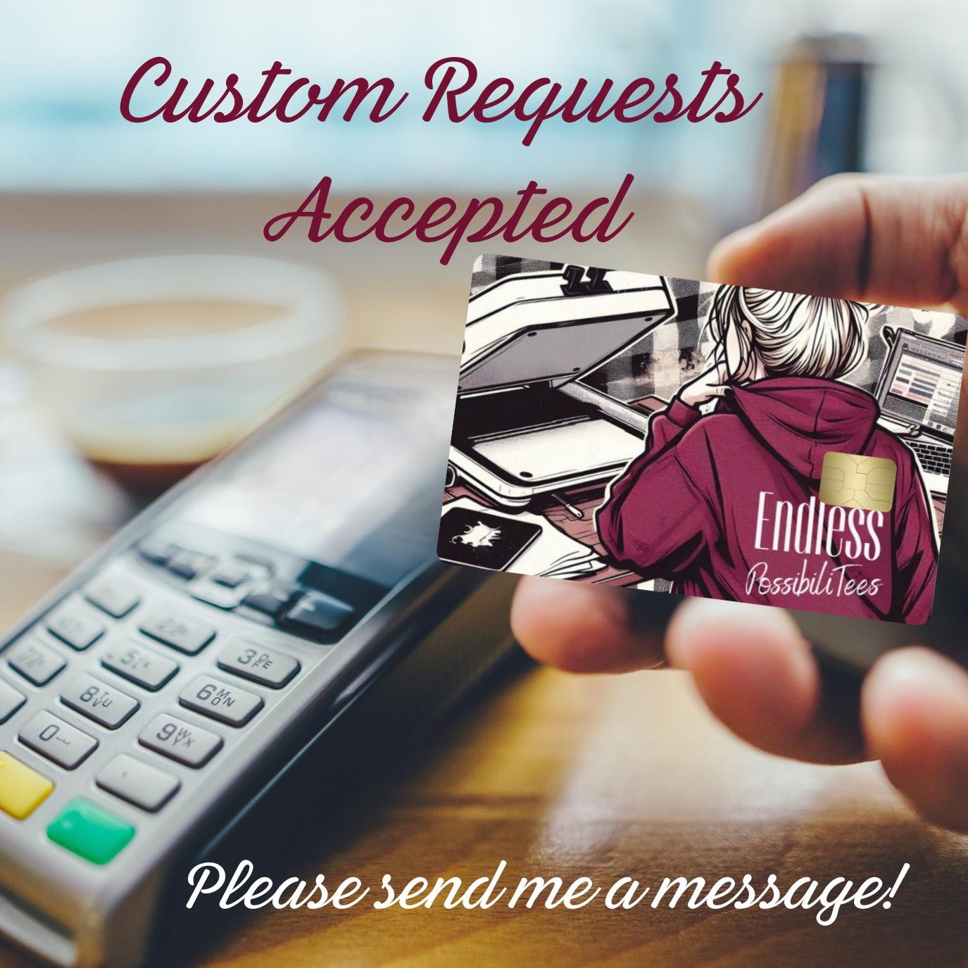 Valentine Hearts and Bow Coquette Credit / Debit Card Skin