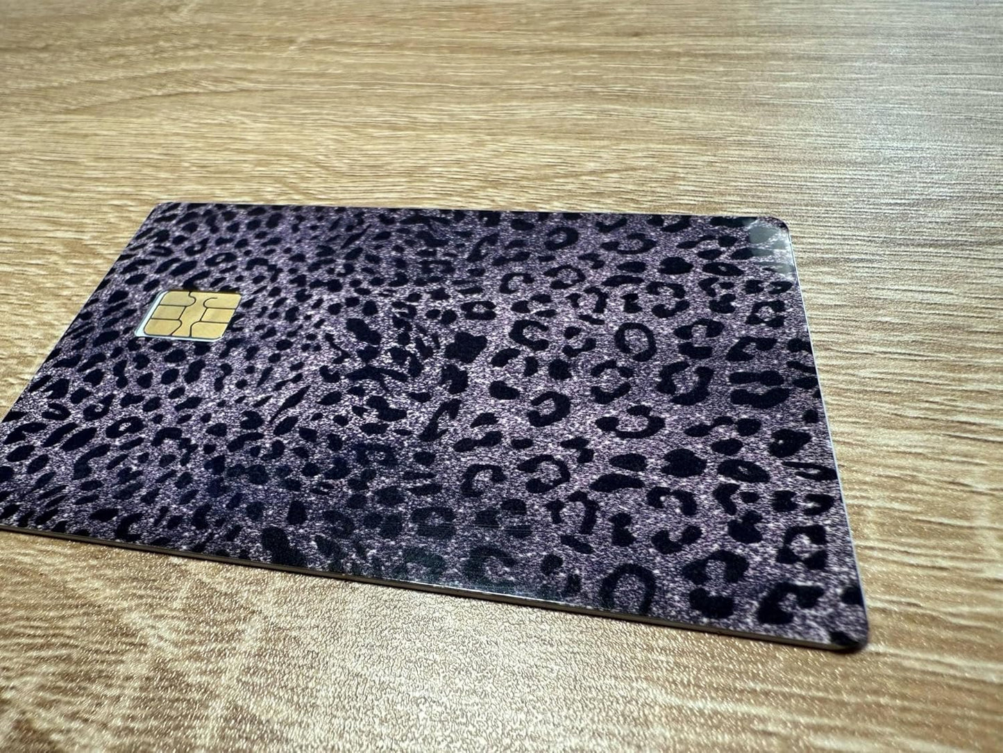 Dark Leopard Print Credit Card Skin