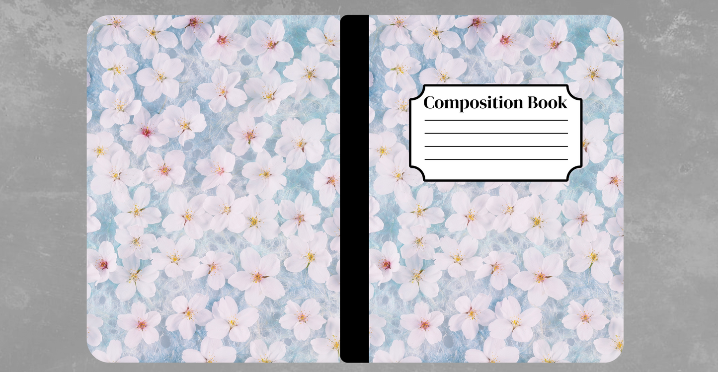 Daisy Blue Notebook Cover