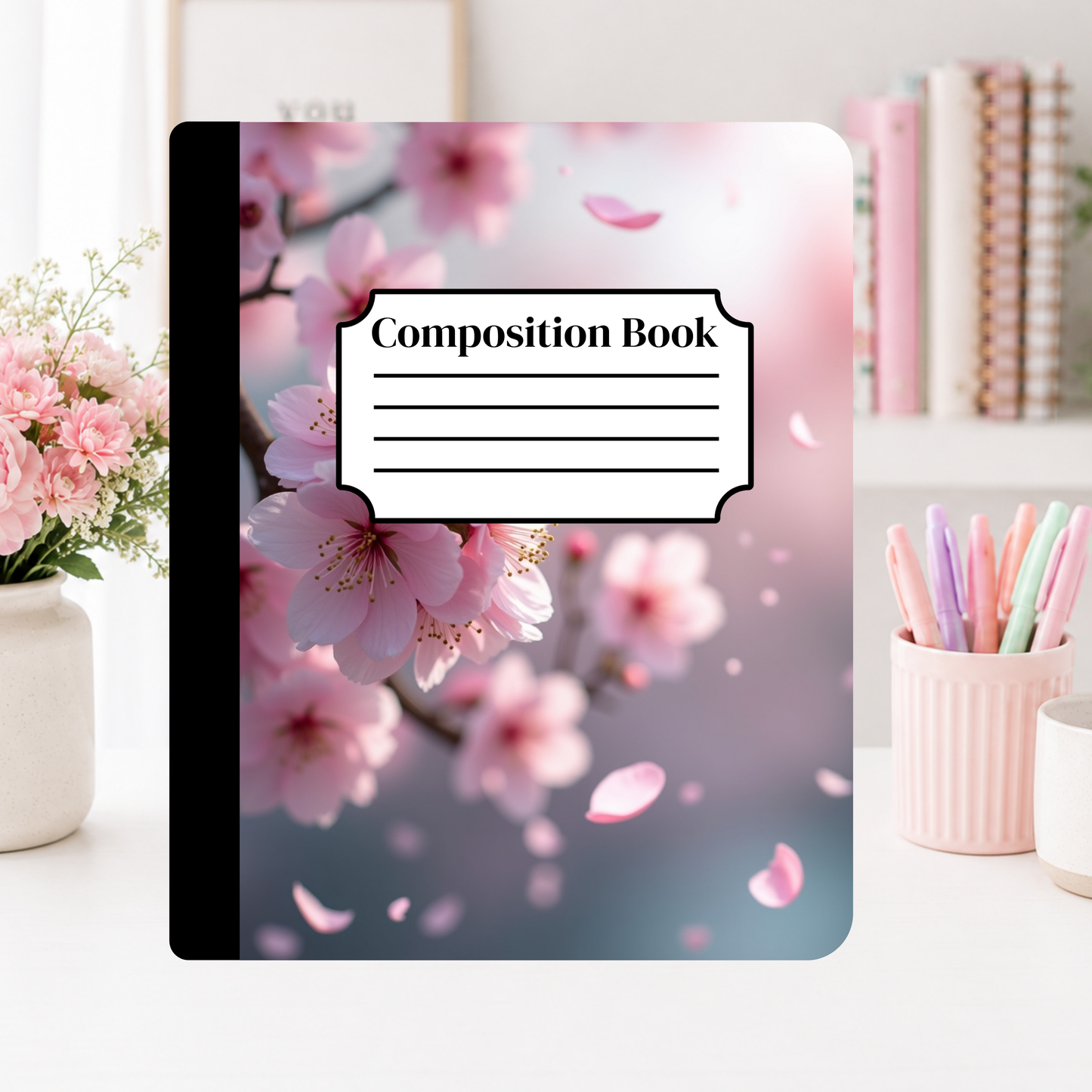 Cherry Blossom Dreams Notebook Cover
