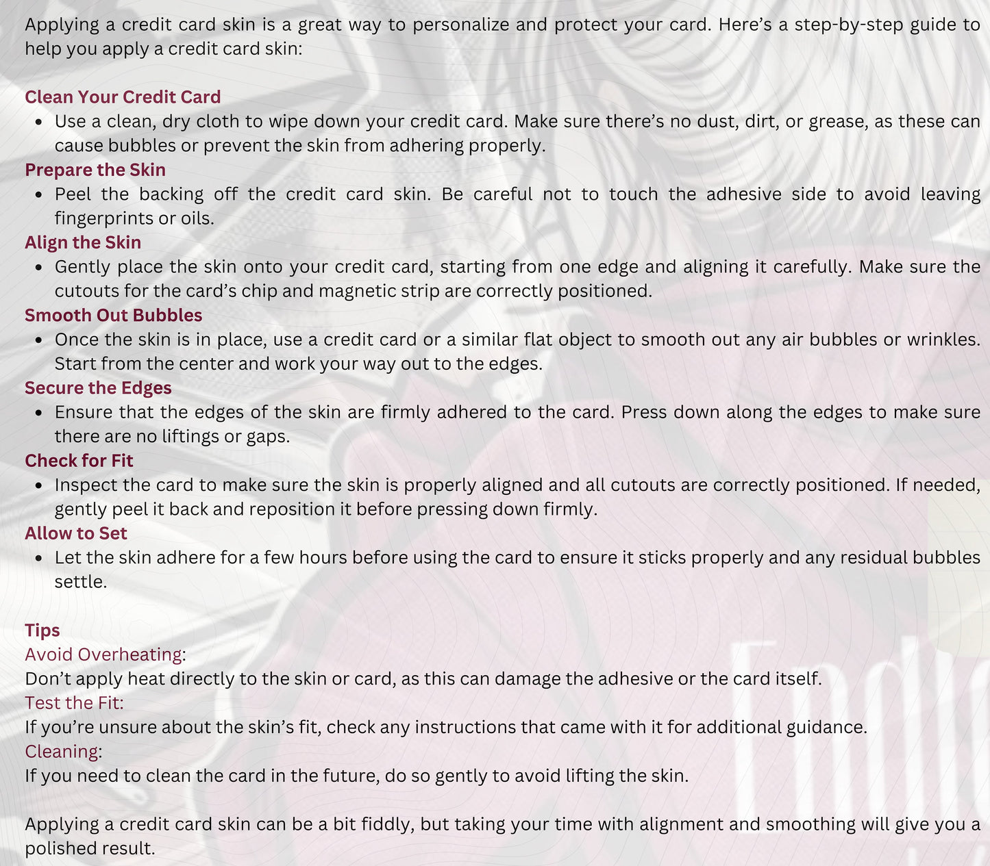 5 Guys of Horror Credit Card Skin