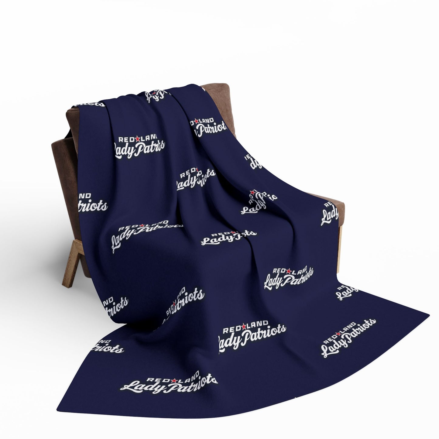 Red Land Lady Patriots Arctic Fleece Blanket