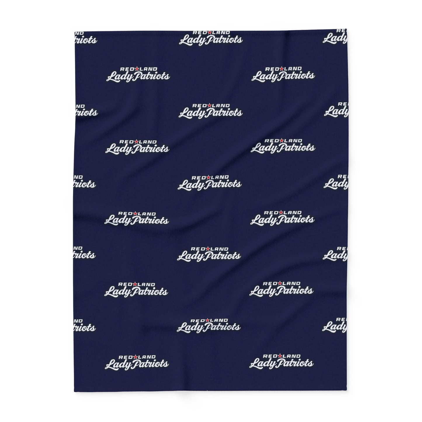 Red Land Lady Patriots Arctic Fleece Blanket