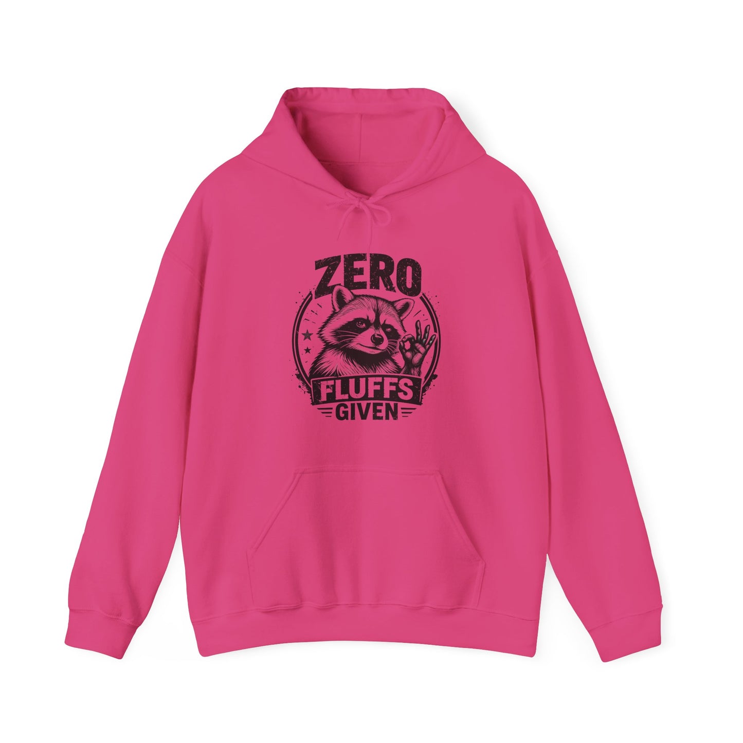 Zero Fluffs Given Raccoon Graphic Pullover