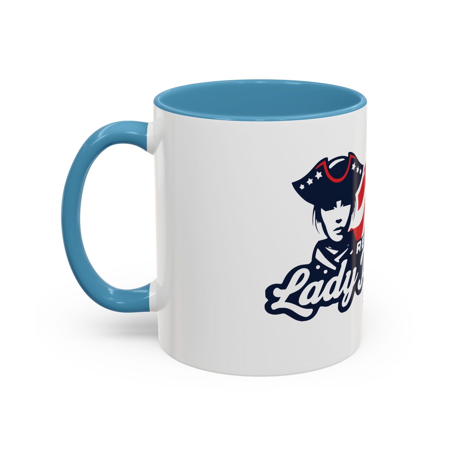 Accent Coffee Mug - Redland Lady Patriots Softball Logo (11/15oz)