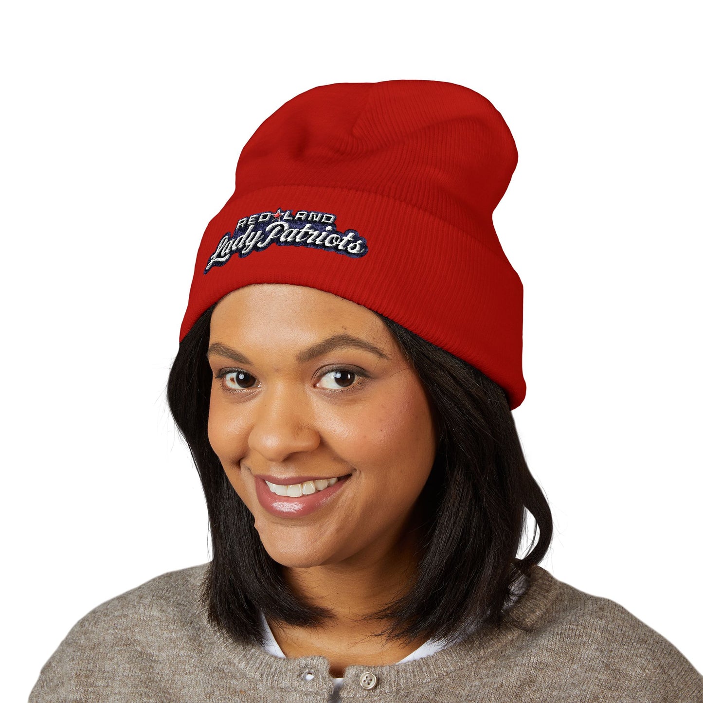 Lady Patriots Embroidered Cuffed Beanie