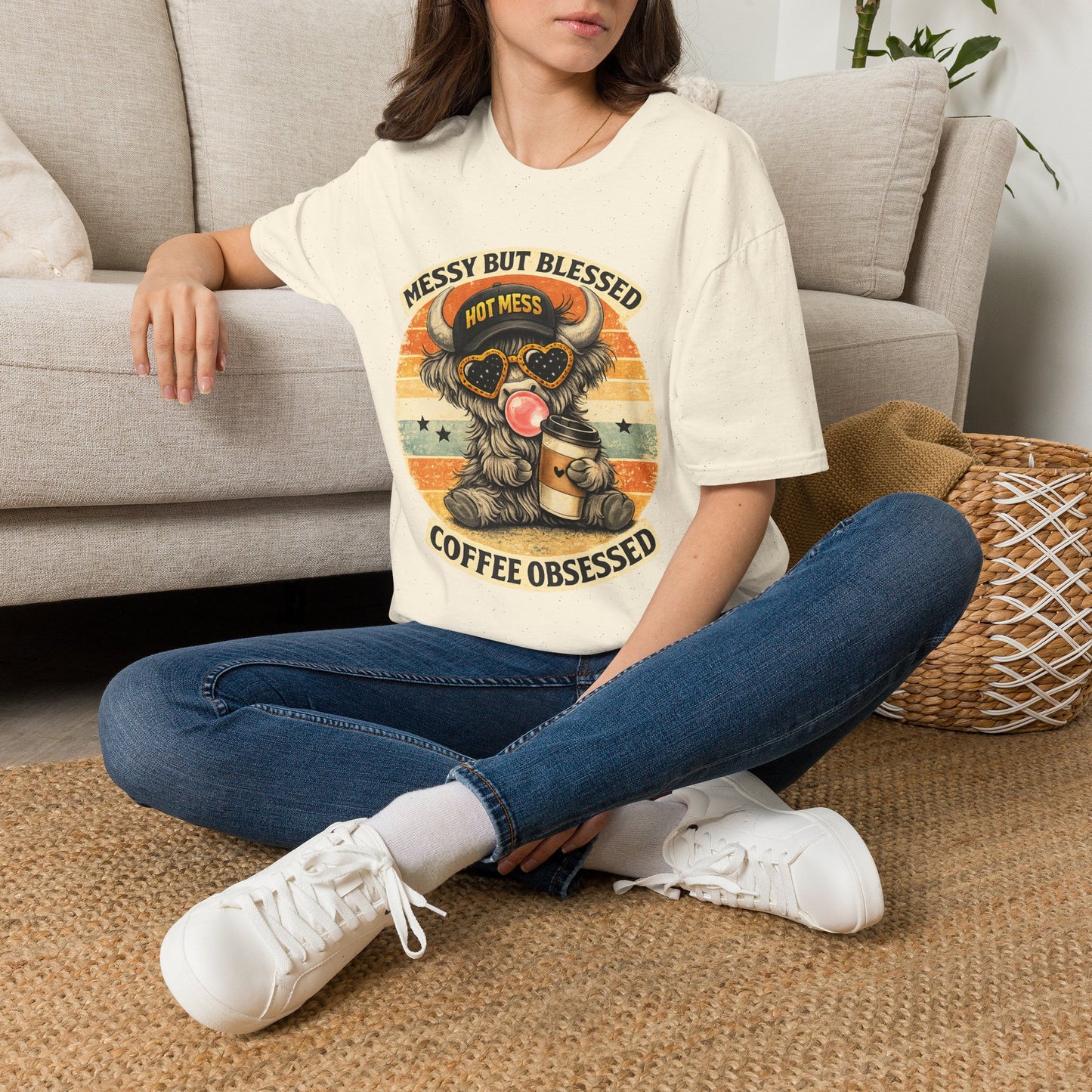 Messy But Blessed Graphic Tee