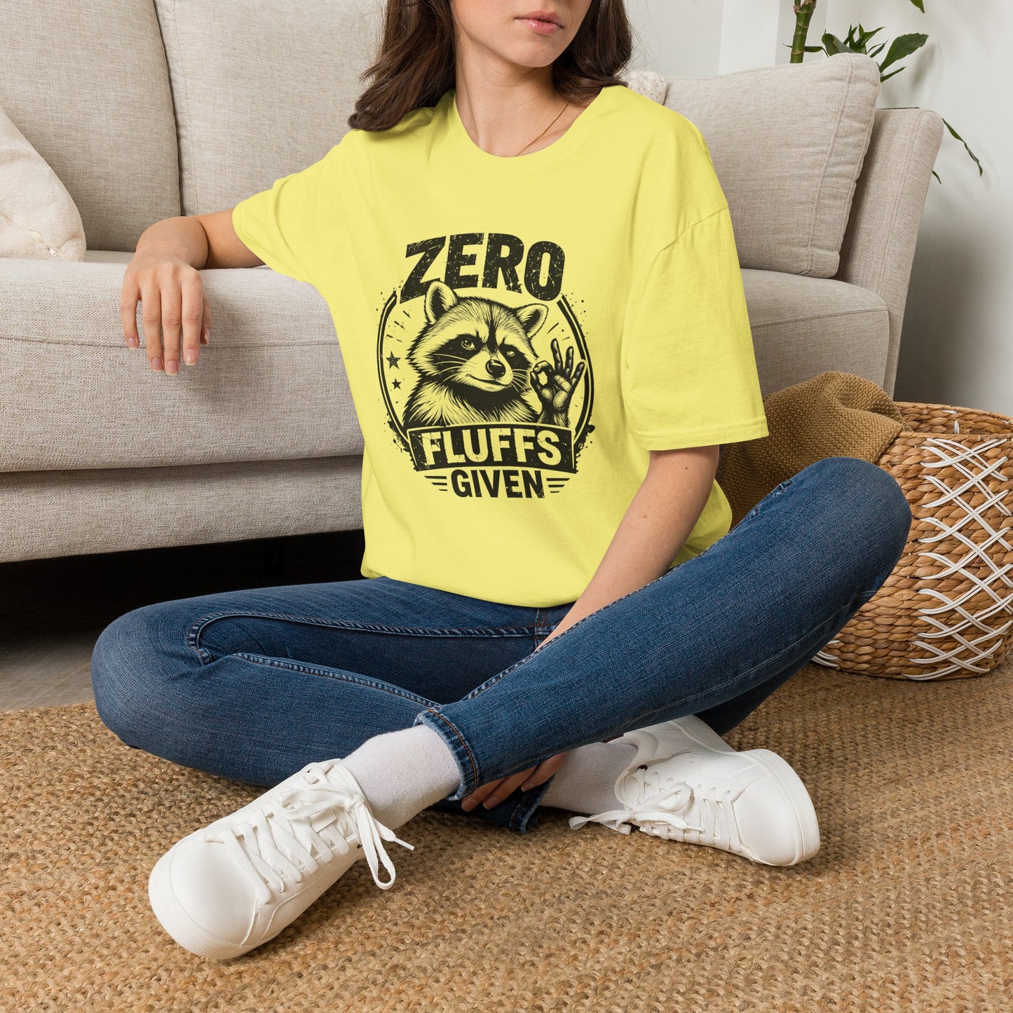 Zero Fluffs Given Graphic Tee