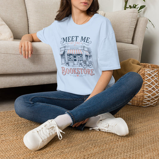 Meet Me at the Bookstore Vintage Bookshop Tee