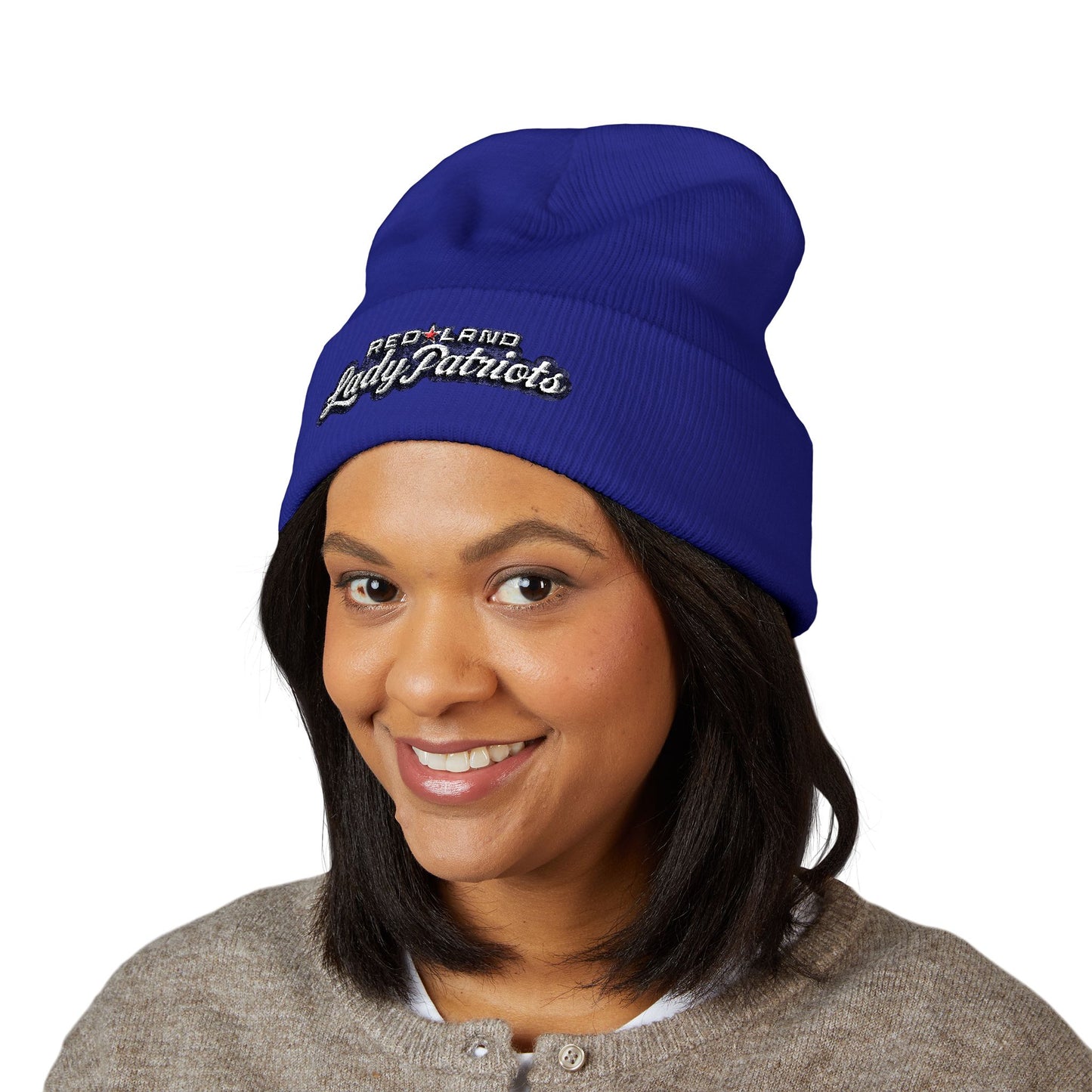 Lady Patriots Embroidered Cuffed Beanie
