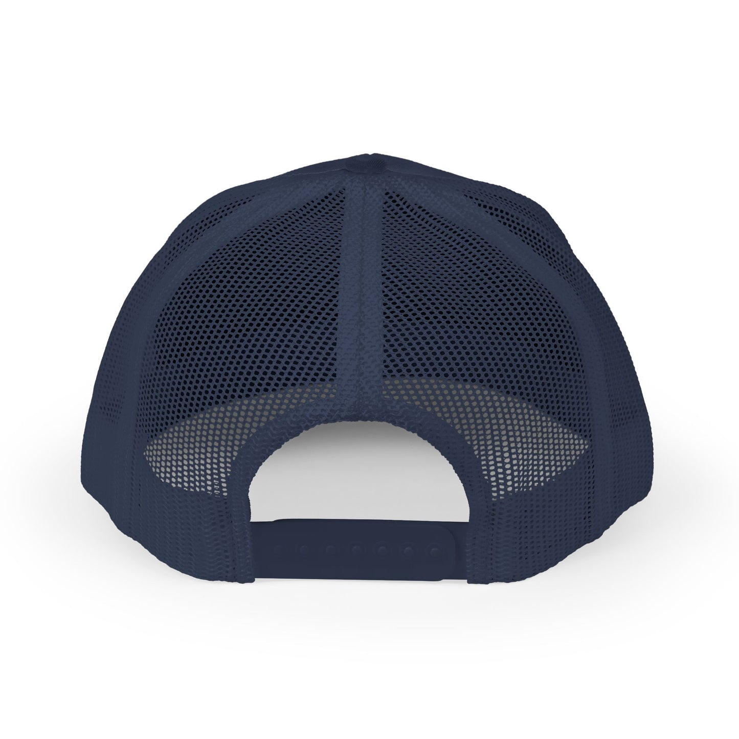 Patriotic Trucker Cap — Retro "Go Patriots" Embroidered Snapback