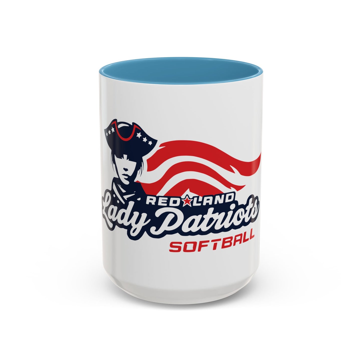 Accent Coffee Mug - Redland Lady Patriots Softball Logo (11/15oz)