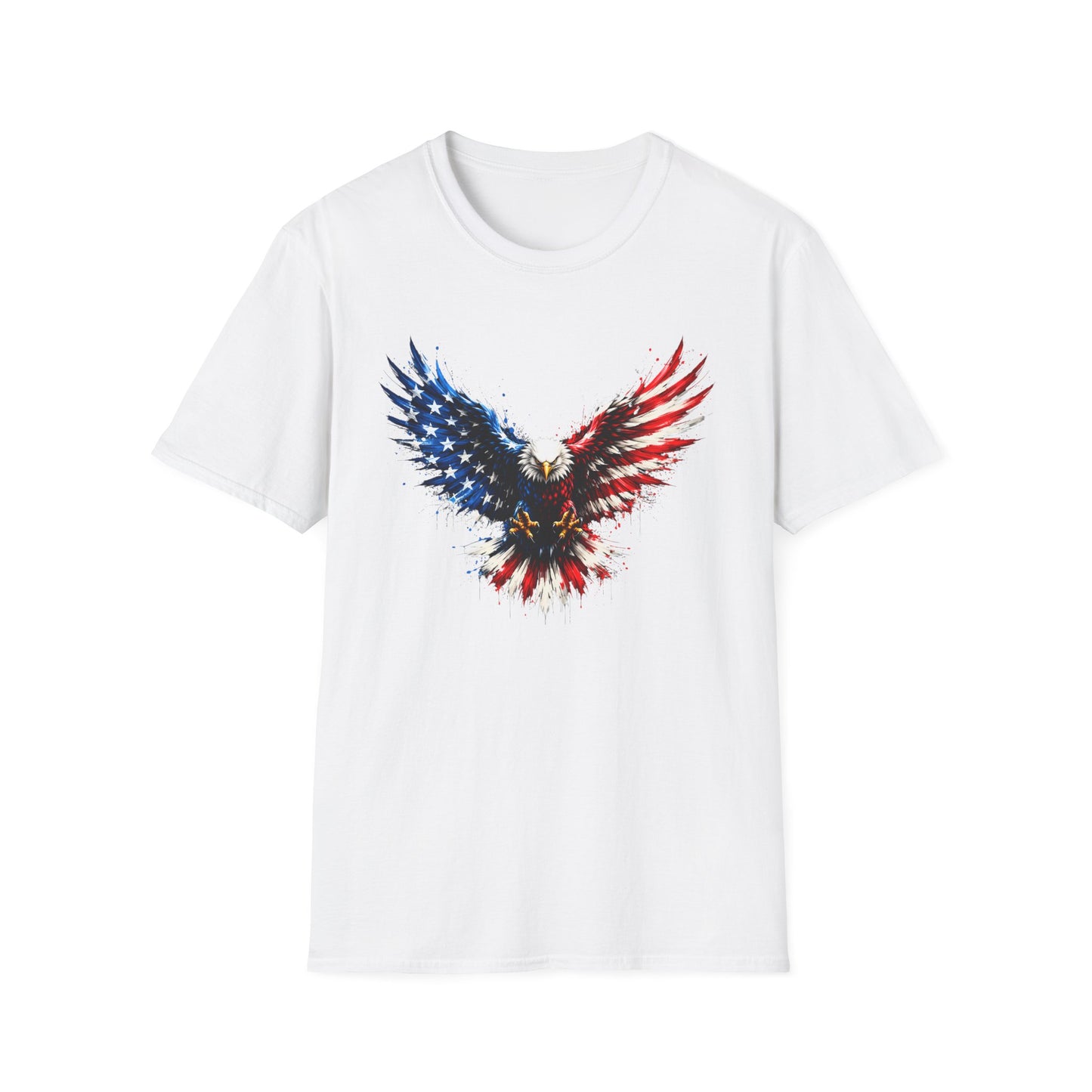 American Flag Eagle Wings Graphic