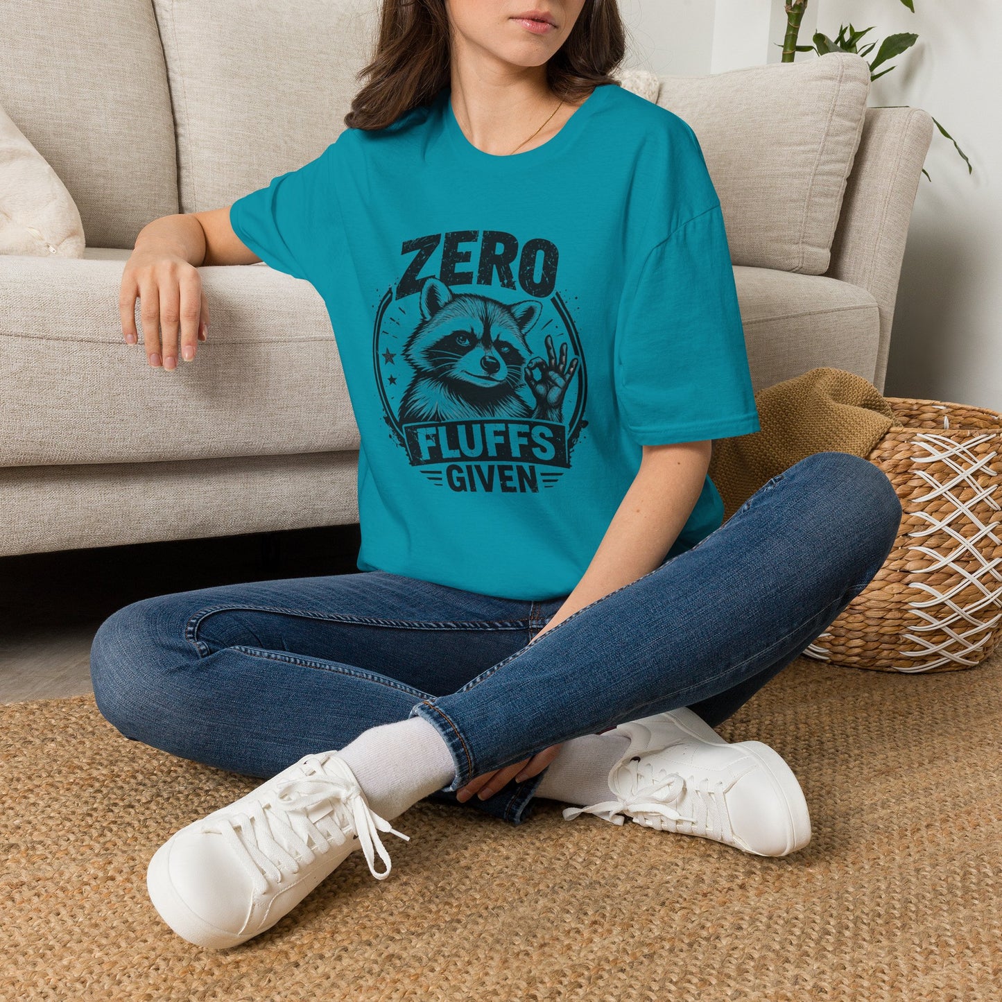 Zero Fluffs Given Graphic Tee