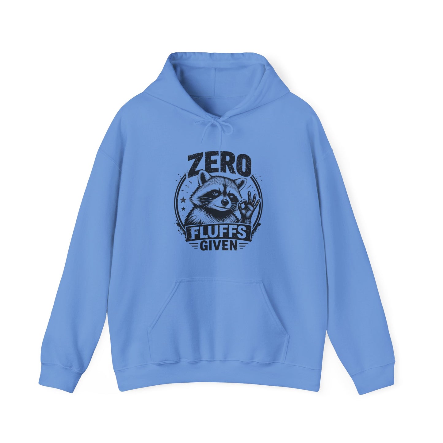 Zero Fluffs Given Raccoon Graphic Pullover
