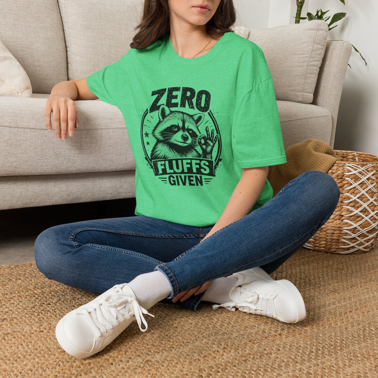 Zero Fluffs Given Graphic Tee