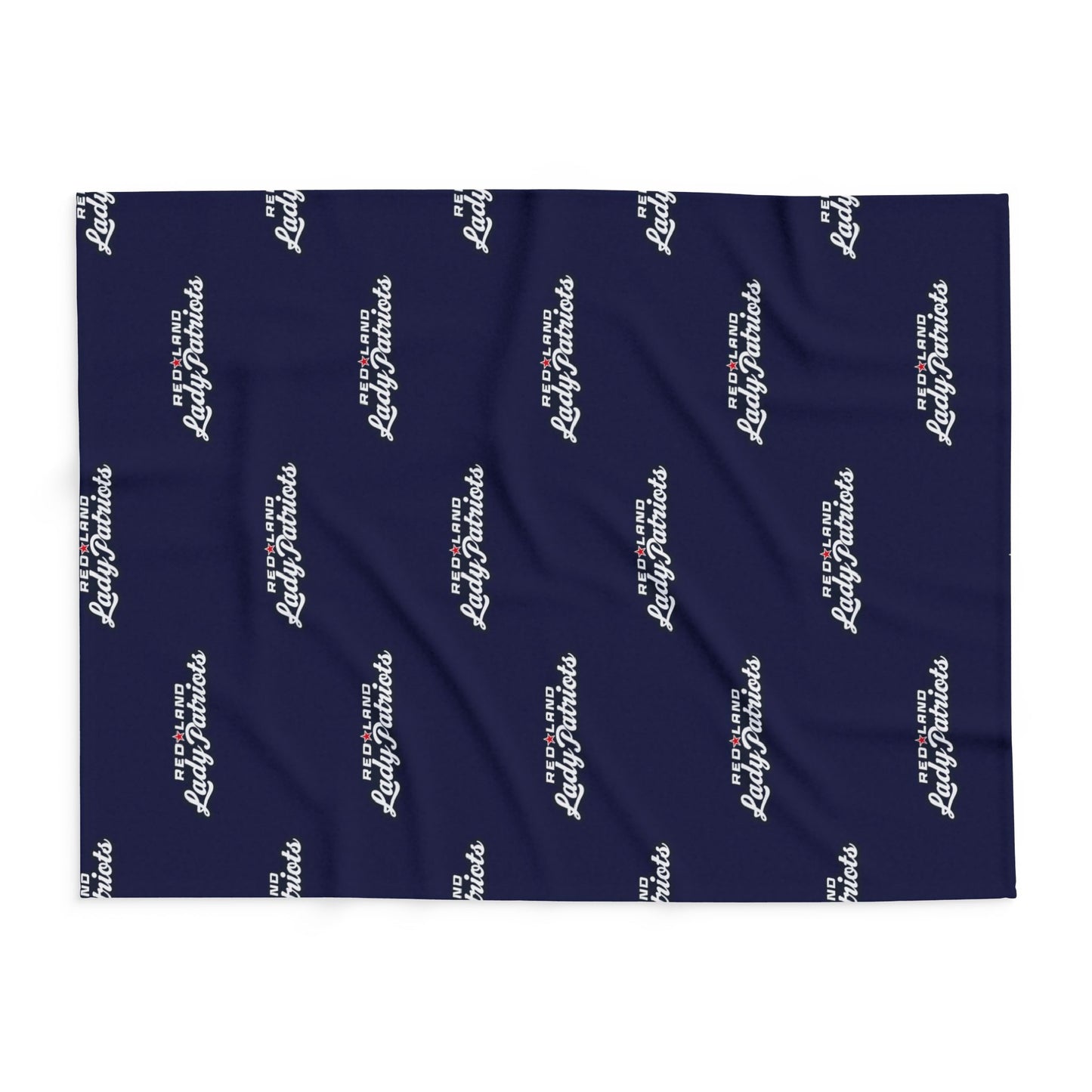 Red Land Lady Patriots Arctic Fleece Blanket