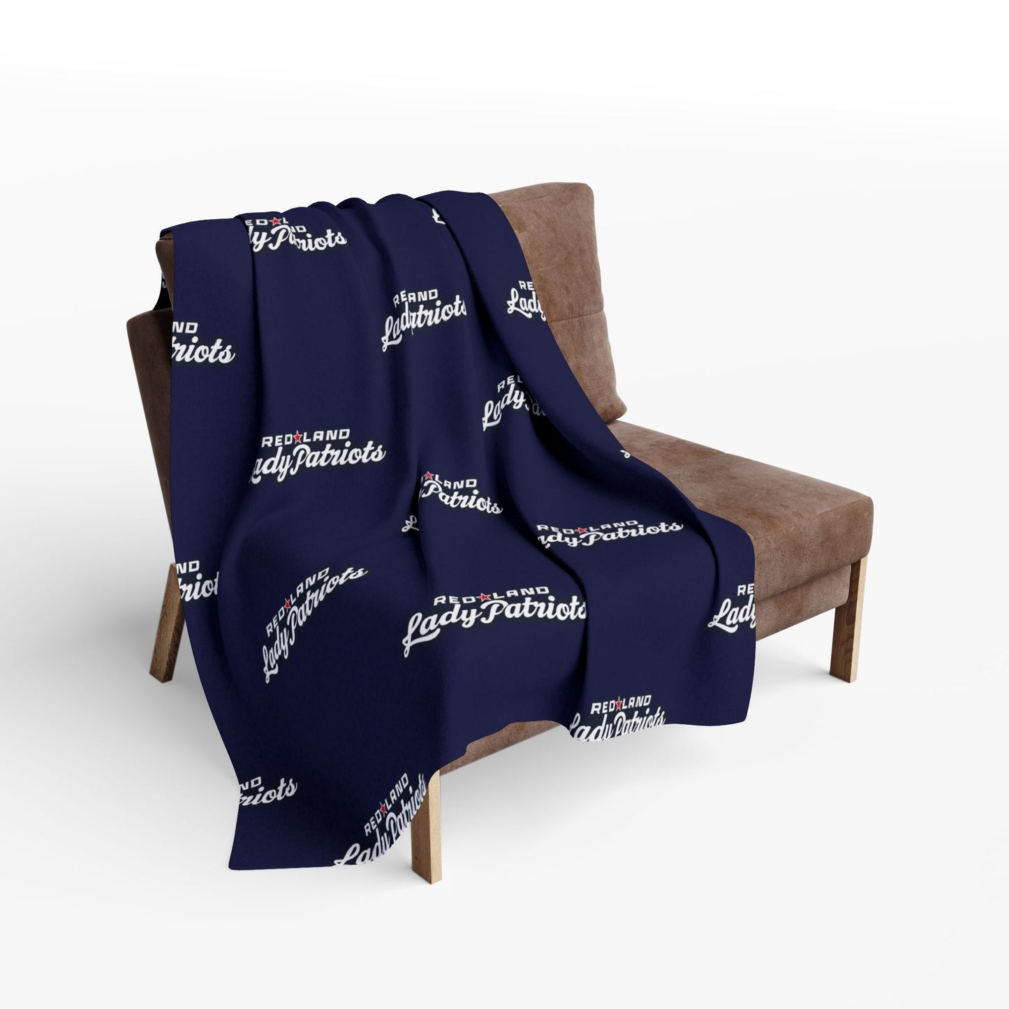 Red Land Lady Patriots Arctic Fleece Blanket