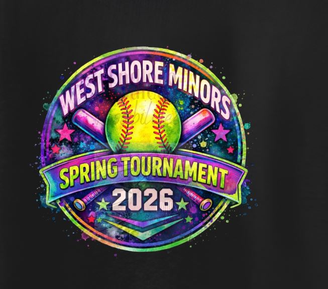 2026 West Shore Minors Softball Tournament Shirt