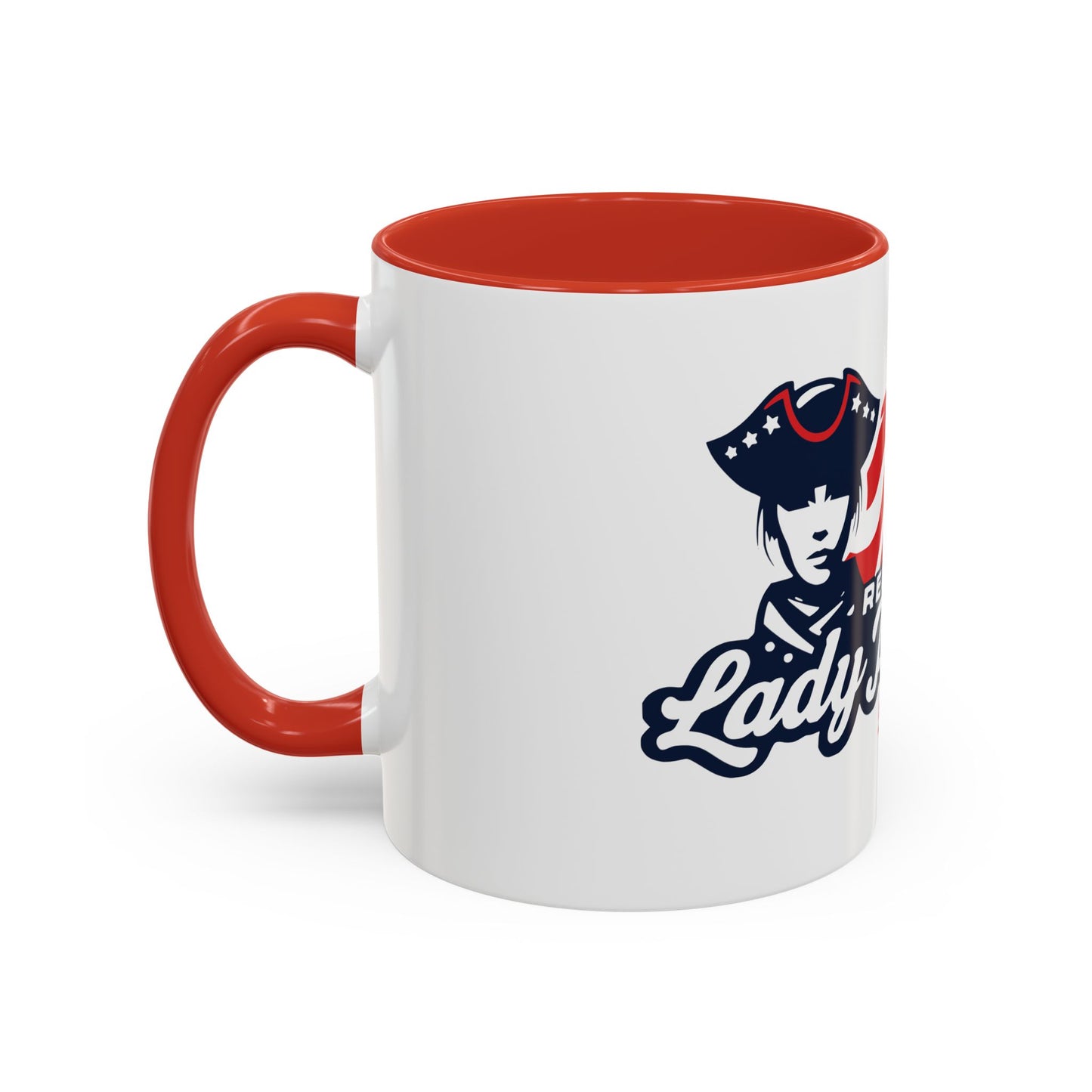 Accent Coffee Mug - Redland Lady Patriots Softball Logo (11/15oz)