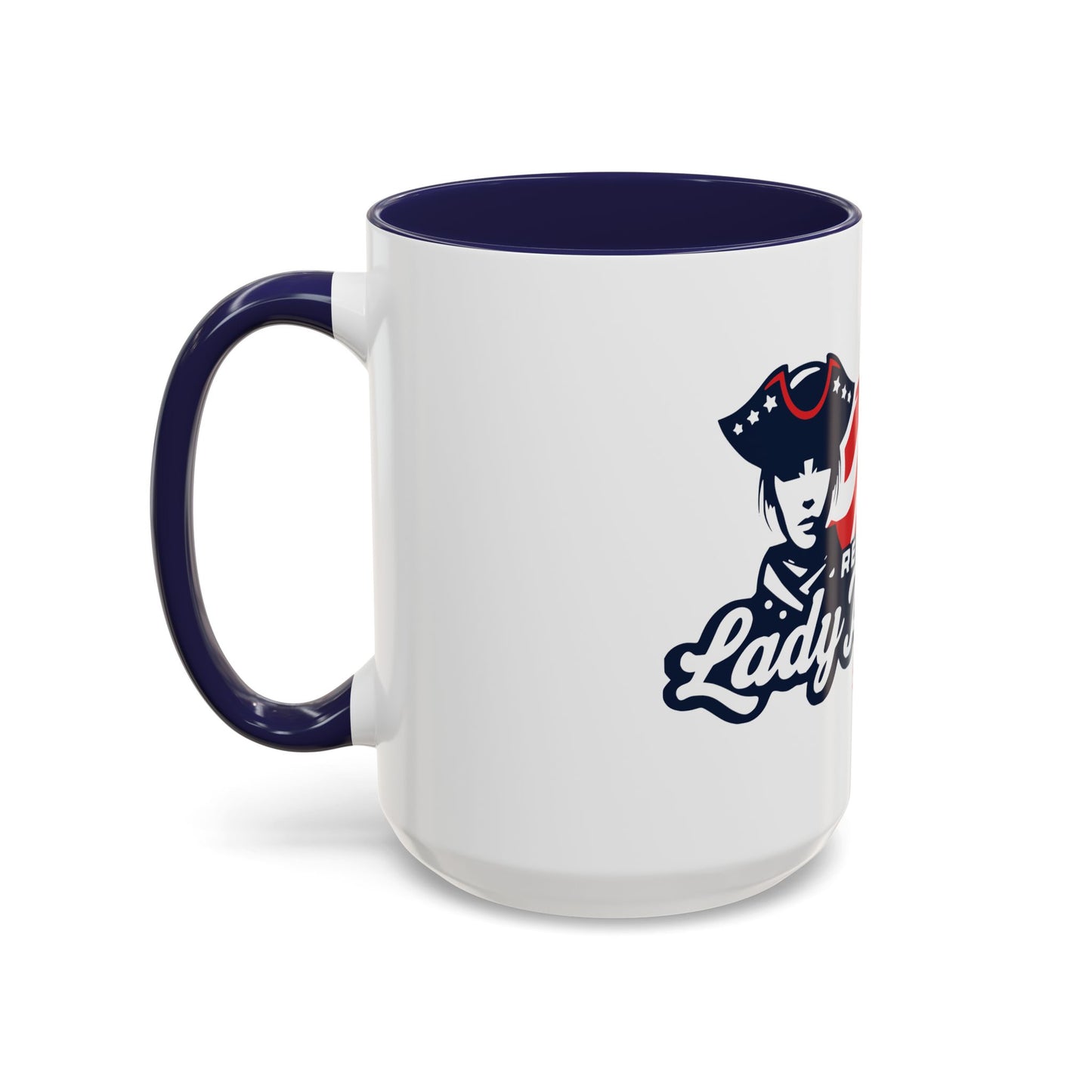 Accent Coffee Mug - Redland Lady Patriots Softball Logo (11/15oz)