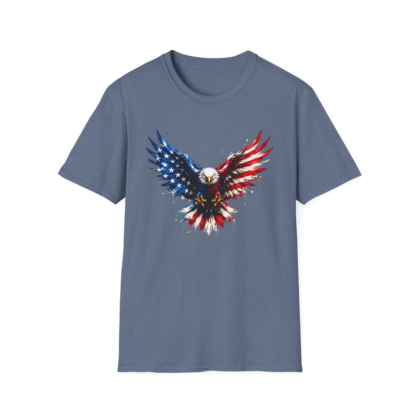 American Flag Eagle Wings Graphic