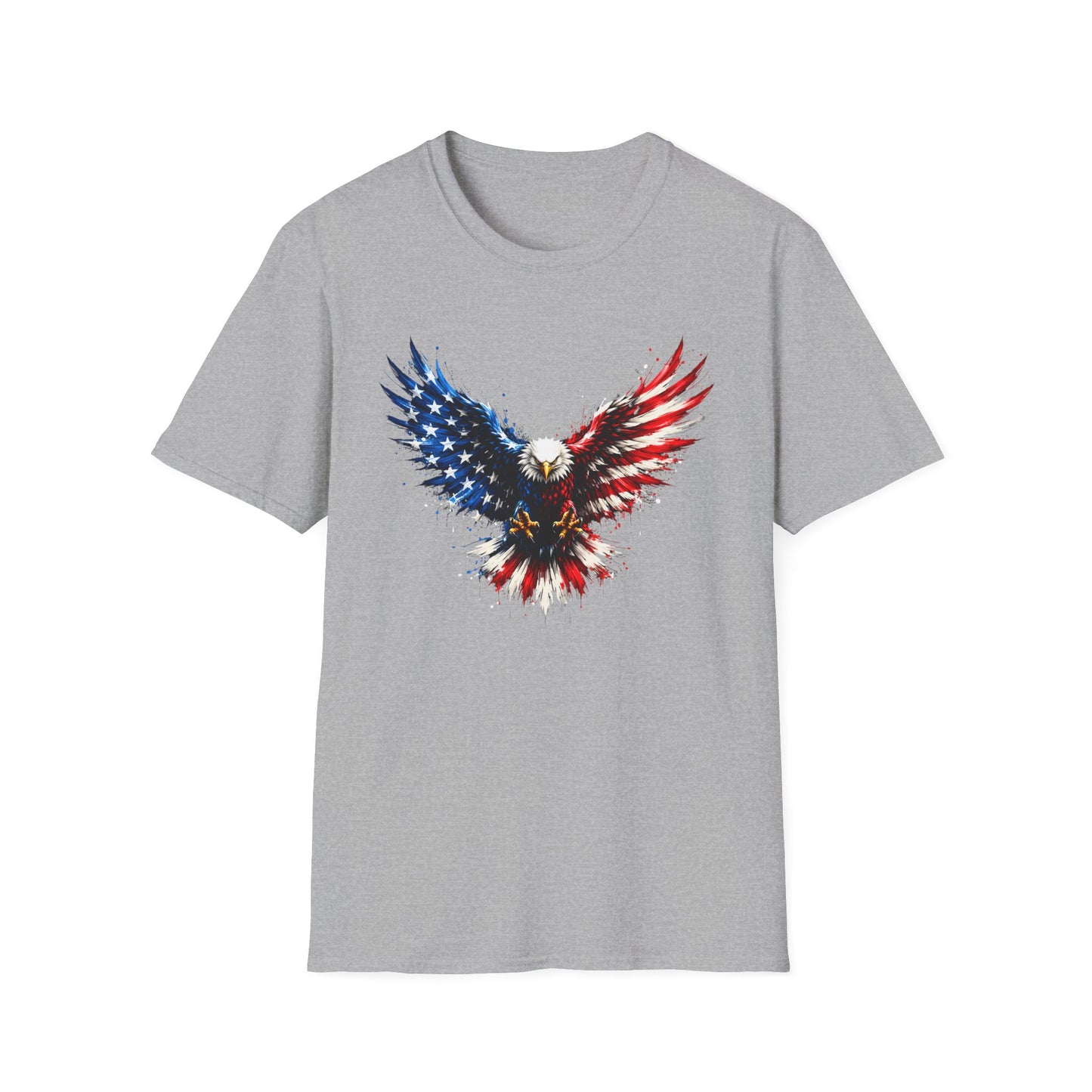 American Flag Eagle Wings Graphic