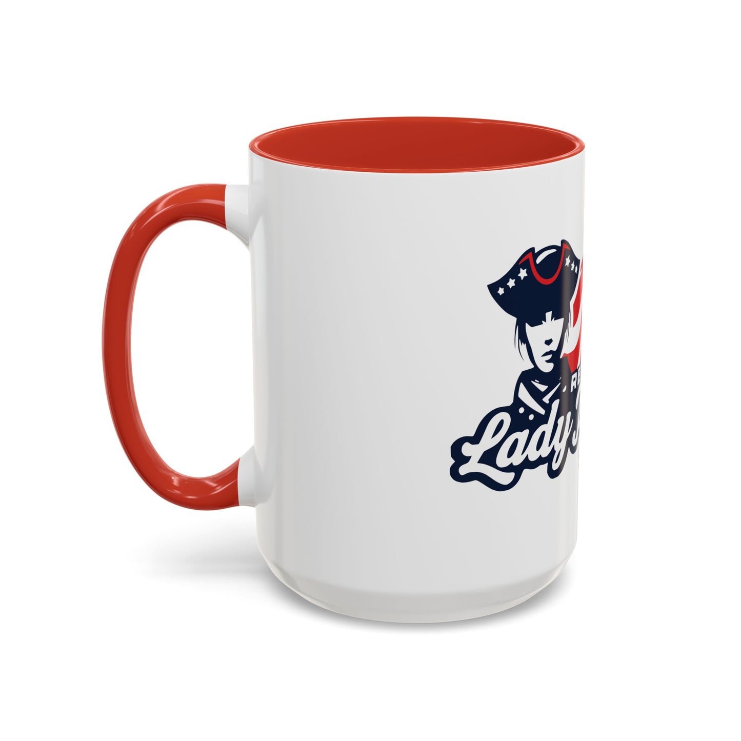 Accent Coffee Mug - Redland Lady Patriots Softball Logo (11/15oz)