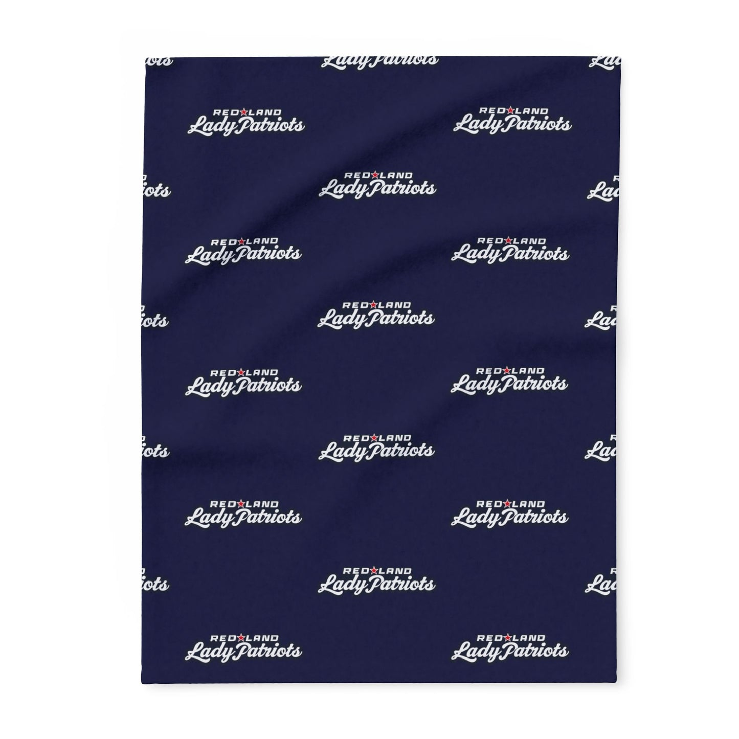 Red Land Lady Patriots Arctic Fleece Blanket