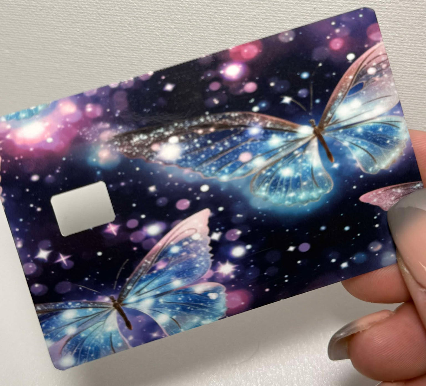 Galaxy Butterfly Credit / Debit Card Skin
