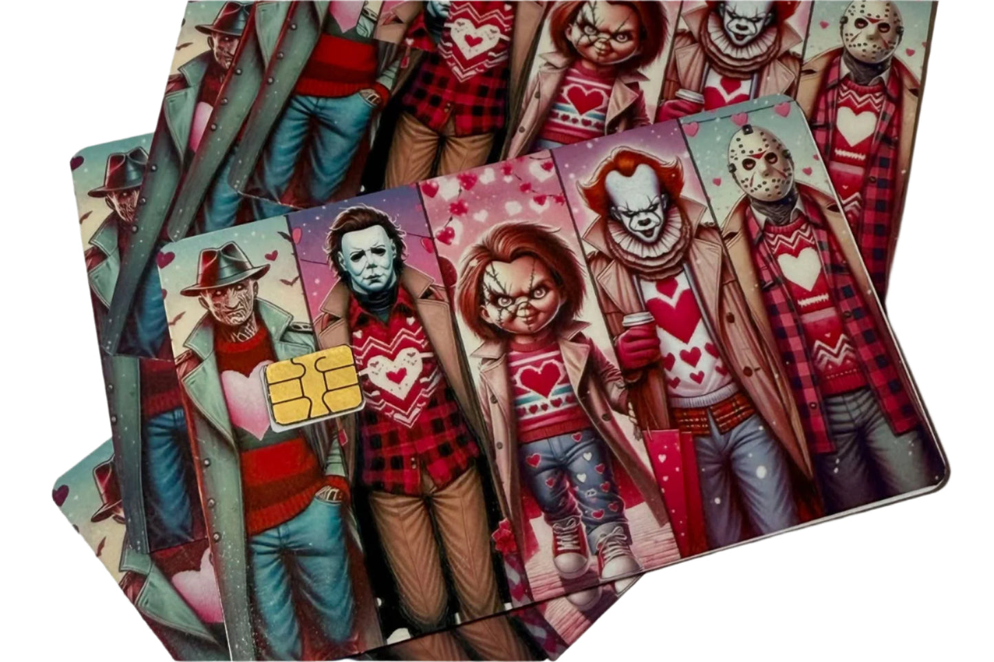 The men of Horror Steal your Heart Credit / Debit Card Skin