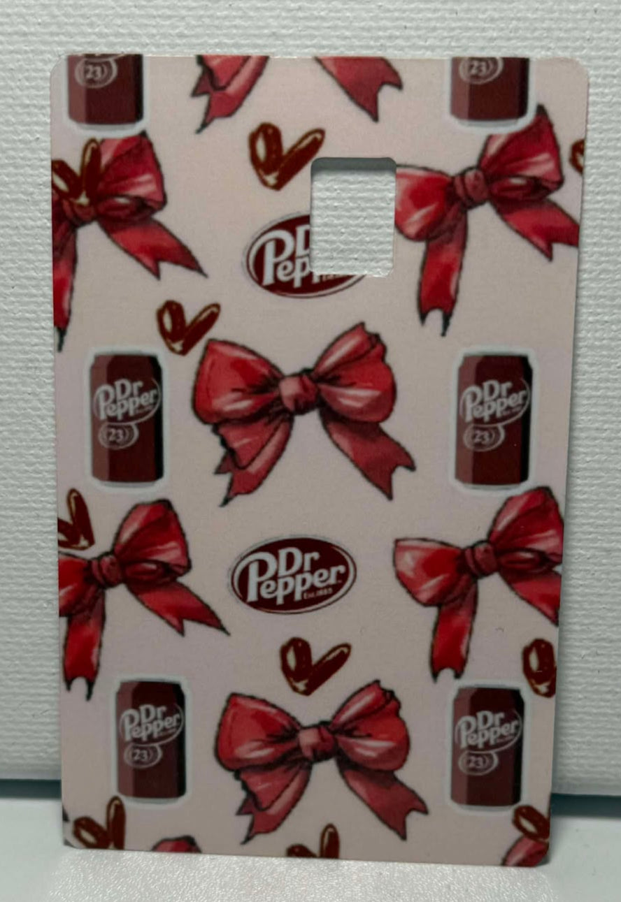 Pink Dr. P Coquette  Credit / Debit Card Skin