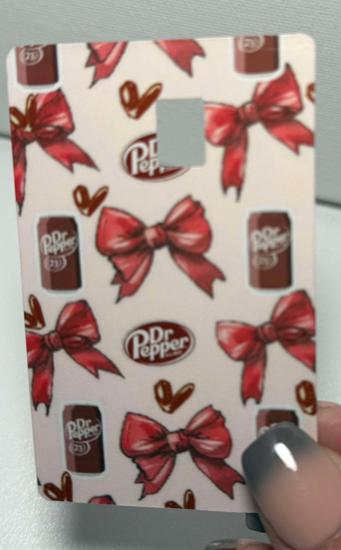 Pink Dr. P Coquette  Credit / Debit Card Skin
