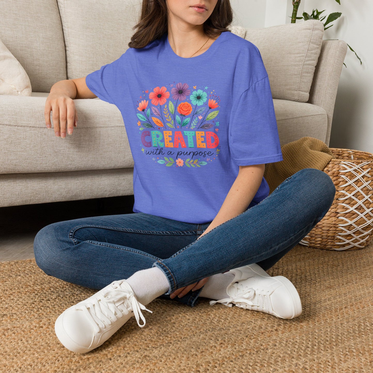Created with a Purpose Floral T-Shirt