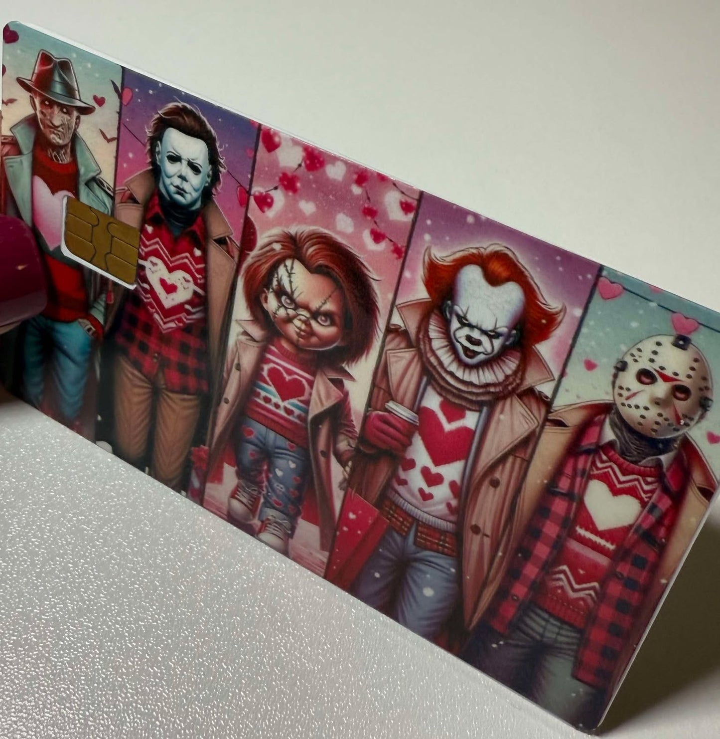The men of Horror Steal your Heart Credit / Debit Card Skin