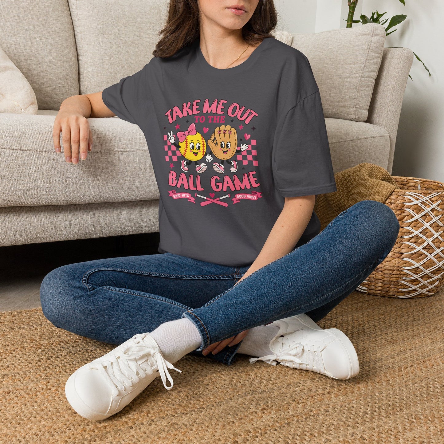 Take Me Out to the Ball Game Graphic T-Shirt