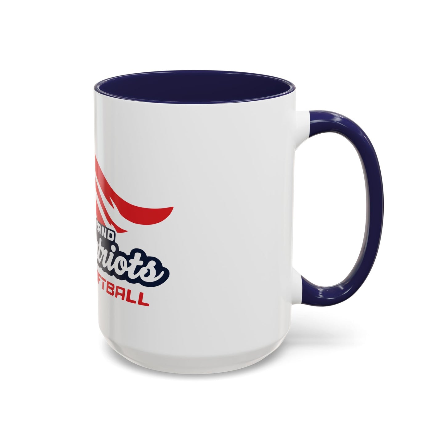 Accent Coffee Mug - Redland Lady Patriots Softball Logo (11/15oz)