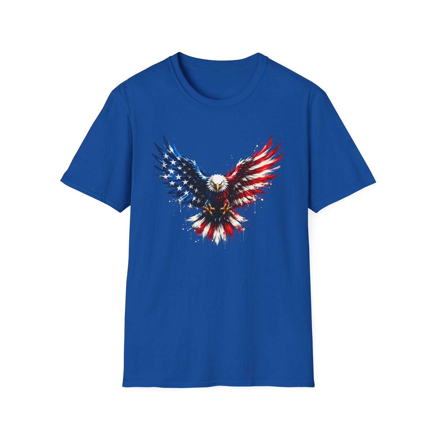 American Flag Eagle Wings Graphic
