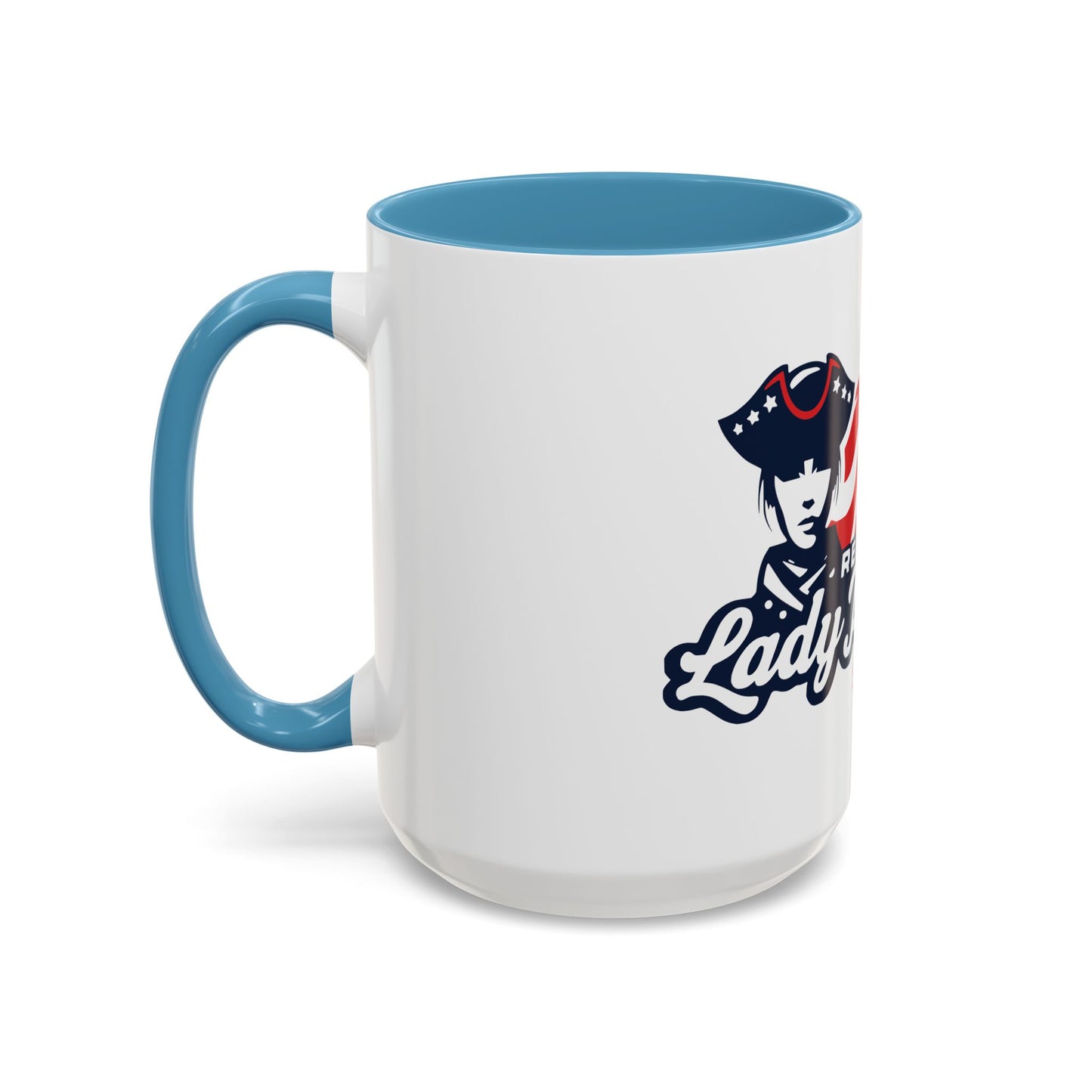 Accent Coffee Mug - Redland Lady Patriots Softball Logo (11/15oz)