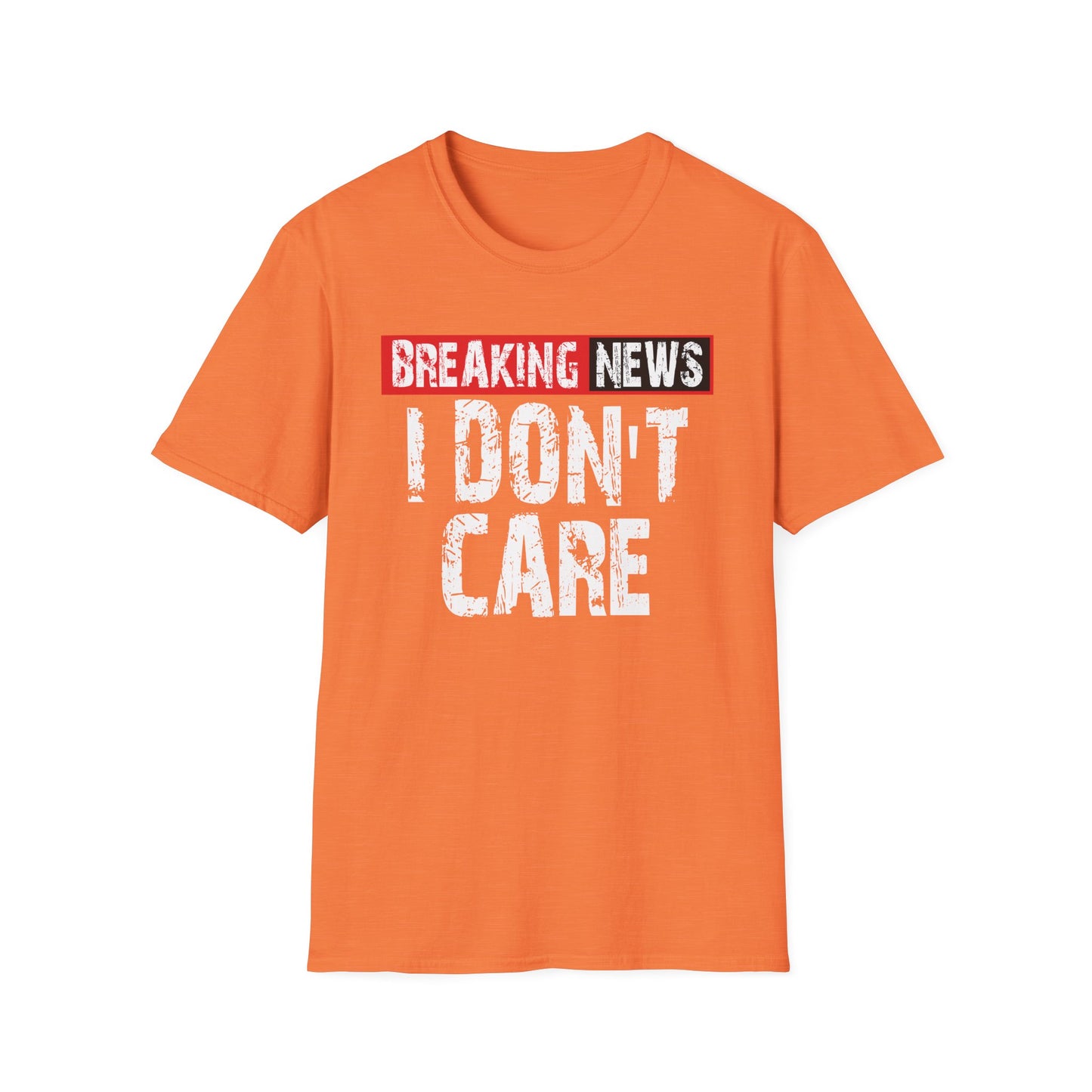 Breaking News T-Shirt — Bold Red & Black Graphic Tee