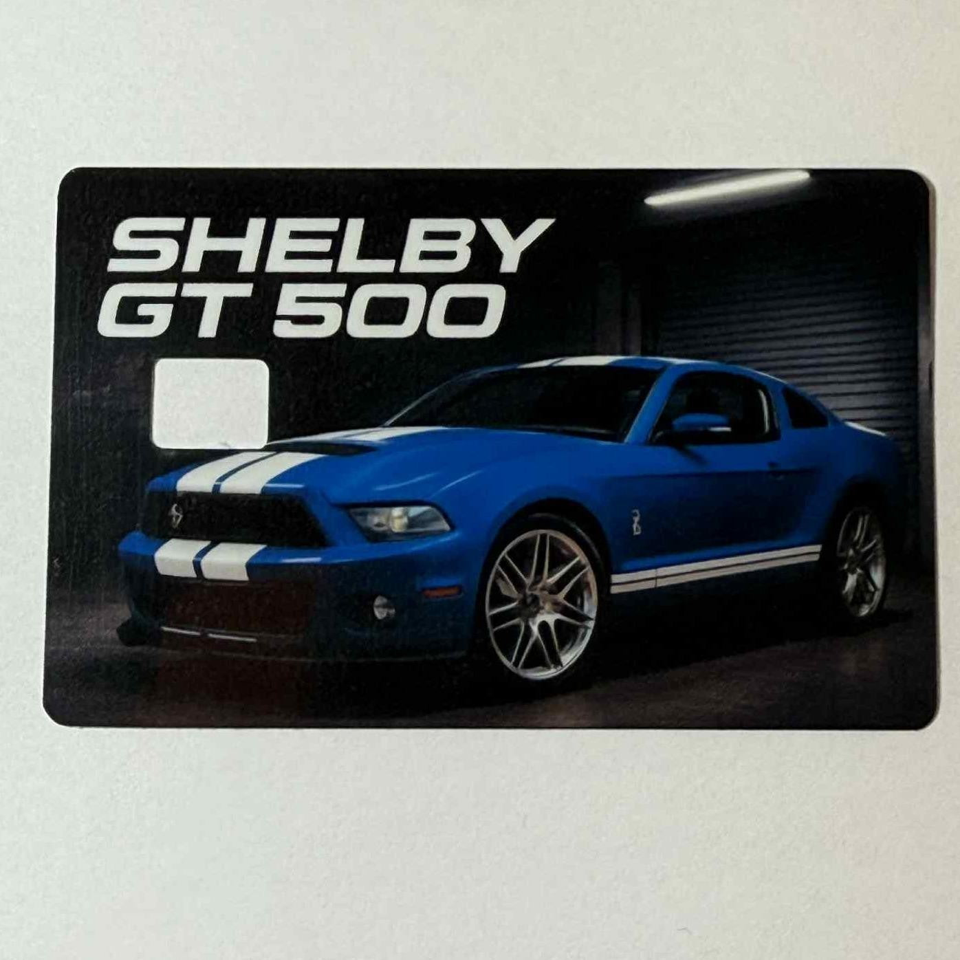 Shelby GT 500 Custom Credit Card Skin - Waterproof Anime Design for