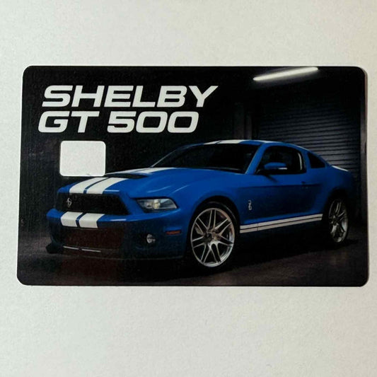 Shelby GT 500 Custom Credit Card Skin - Waterproof Anime Design for