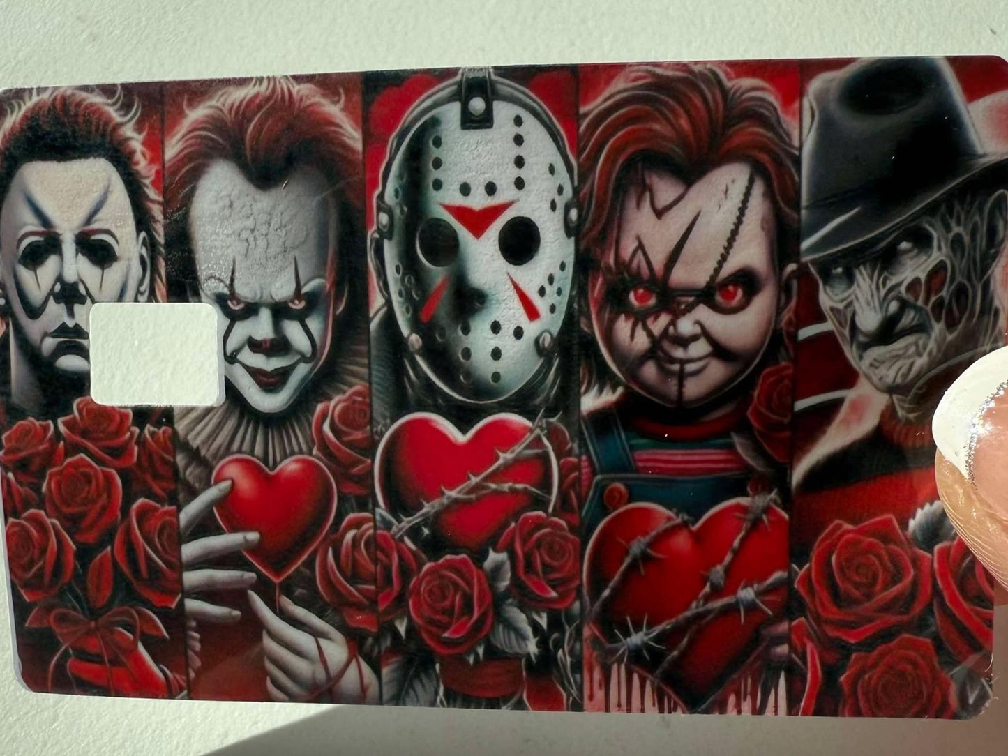 Valentines Horror Movie Credit / Debit Card Skin