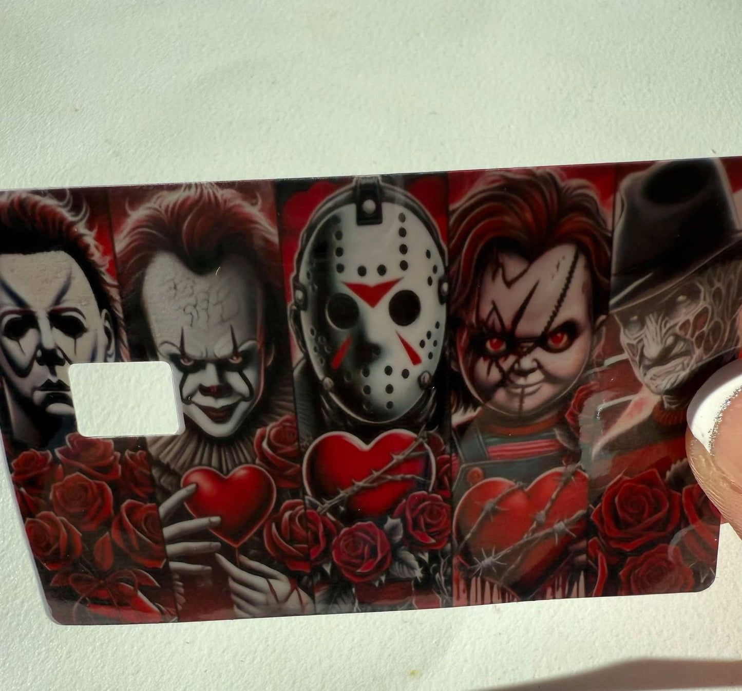 Valentines Horror Movie Credit / Debit Card Skin
