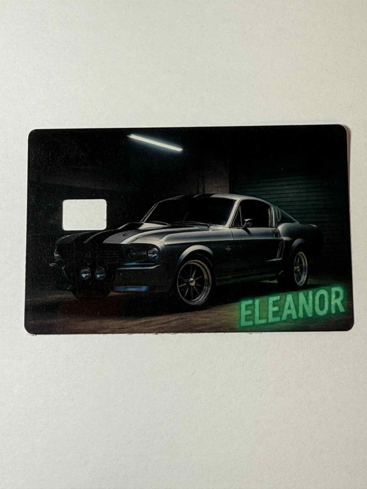 Eleanor Mustang Design Waterproof & Durable Anime Inspired Credit Card Skin
