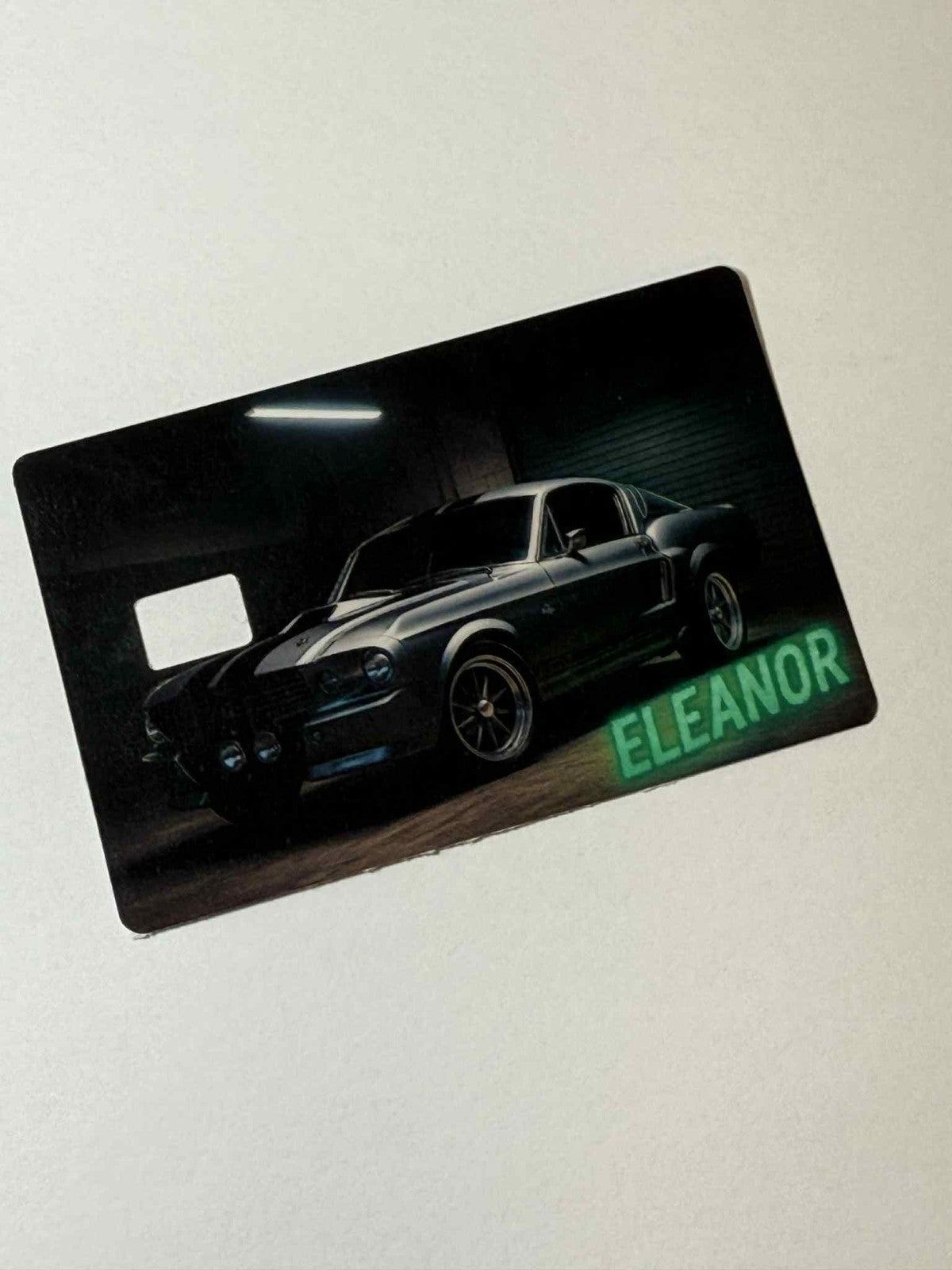 Eleanor Mustang Design Waterproof & Durable Anime Inspired Credit Card Skin