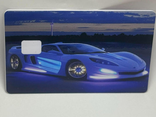Luxury Car Credit Card Cover Debit Card Wrap Durable Skin Easy Application Gift Idea Personalized Anime Artwork Premium Durability